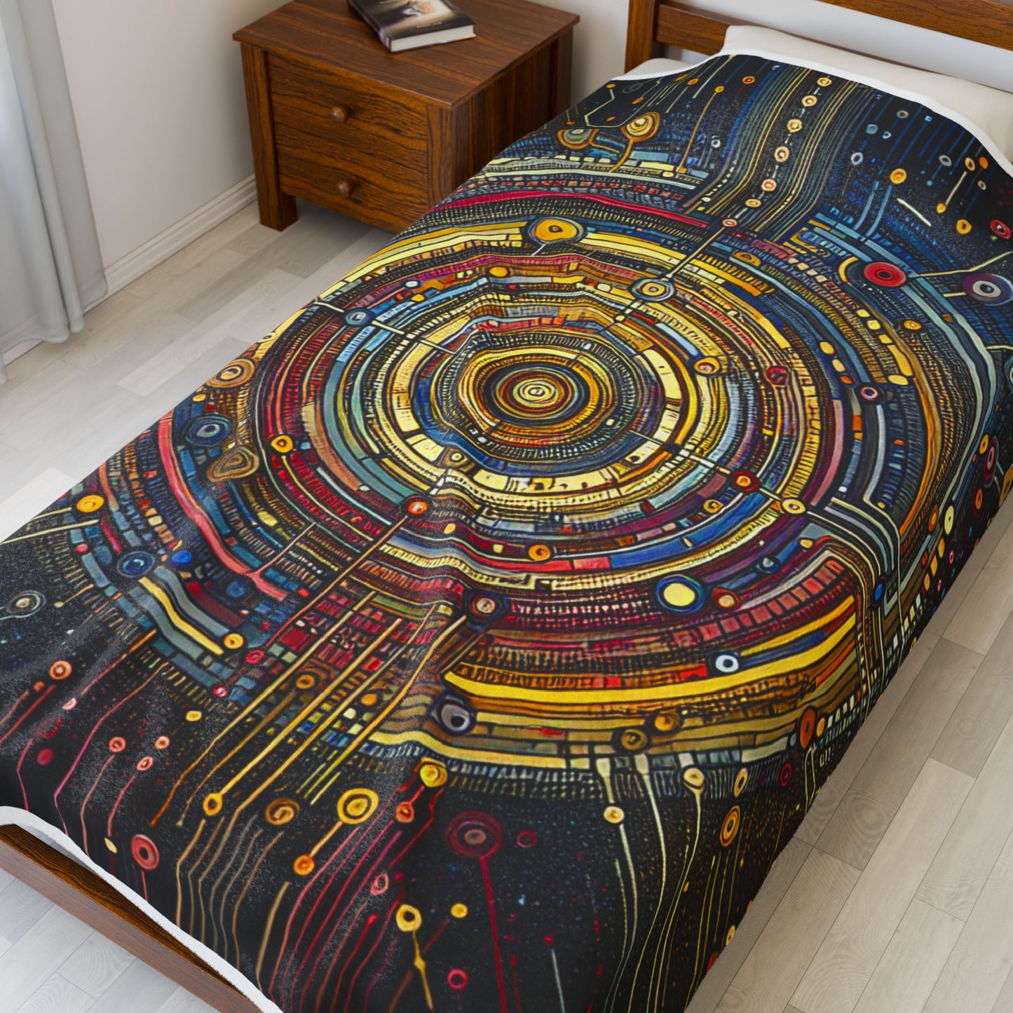 Circuitry Nexus- Plush Blanket