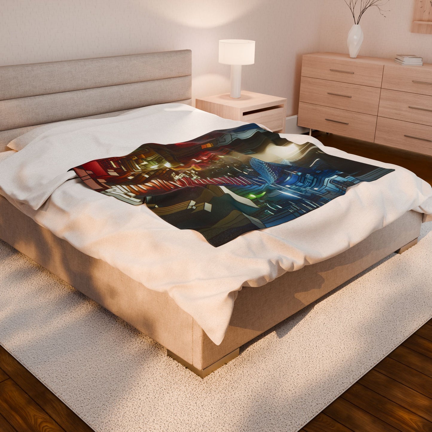 Maze of Everglow - Plush Blanket