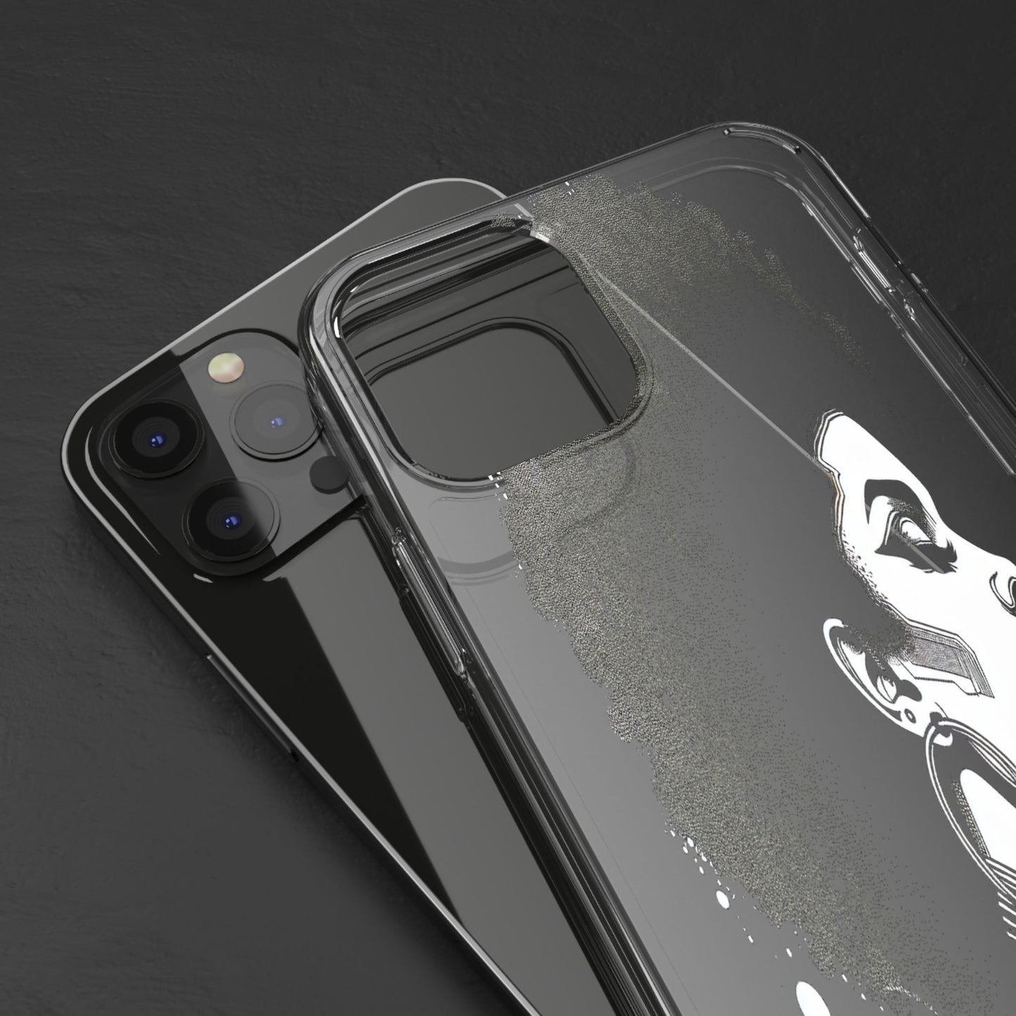 Transparent Afro Goddess Portrait Iphone Case Compatible With Iphone 16 15 14 - Clear Phone Cover