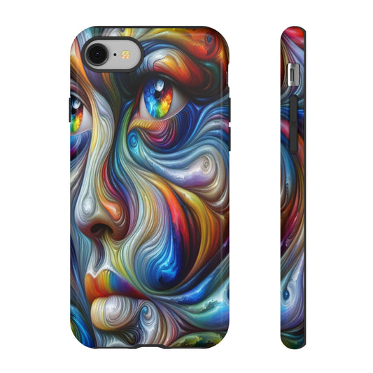 Custom ProtectiveKaleidoscopic VisionIphone Case Compatible With Iphone 16 15 14 - Phone Cover