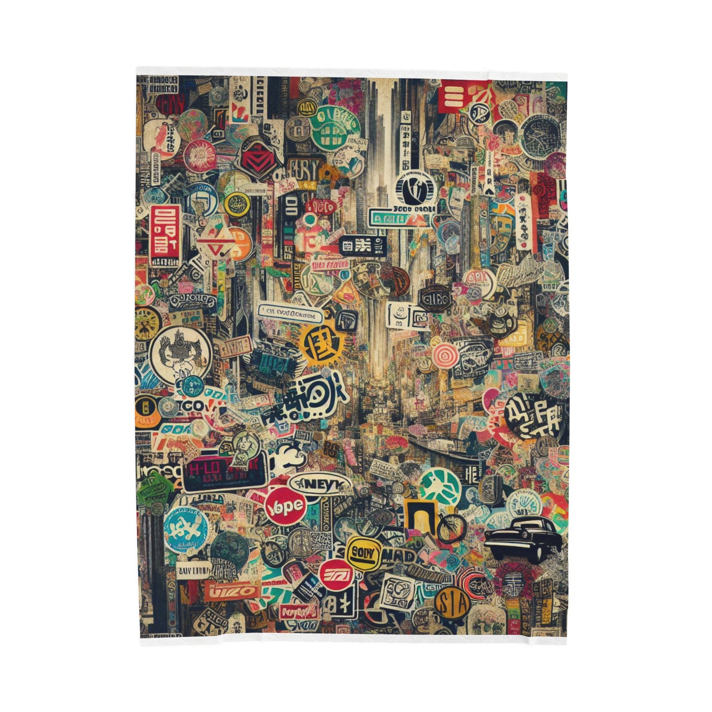 Sticker Medley - Plush Blanket