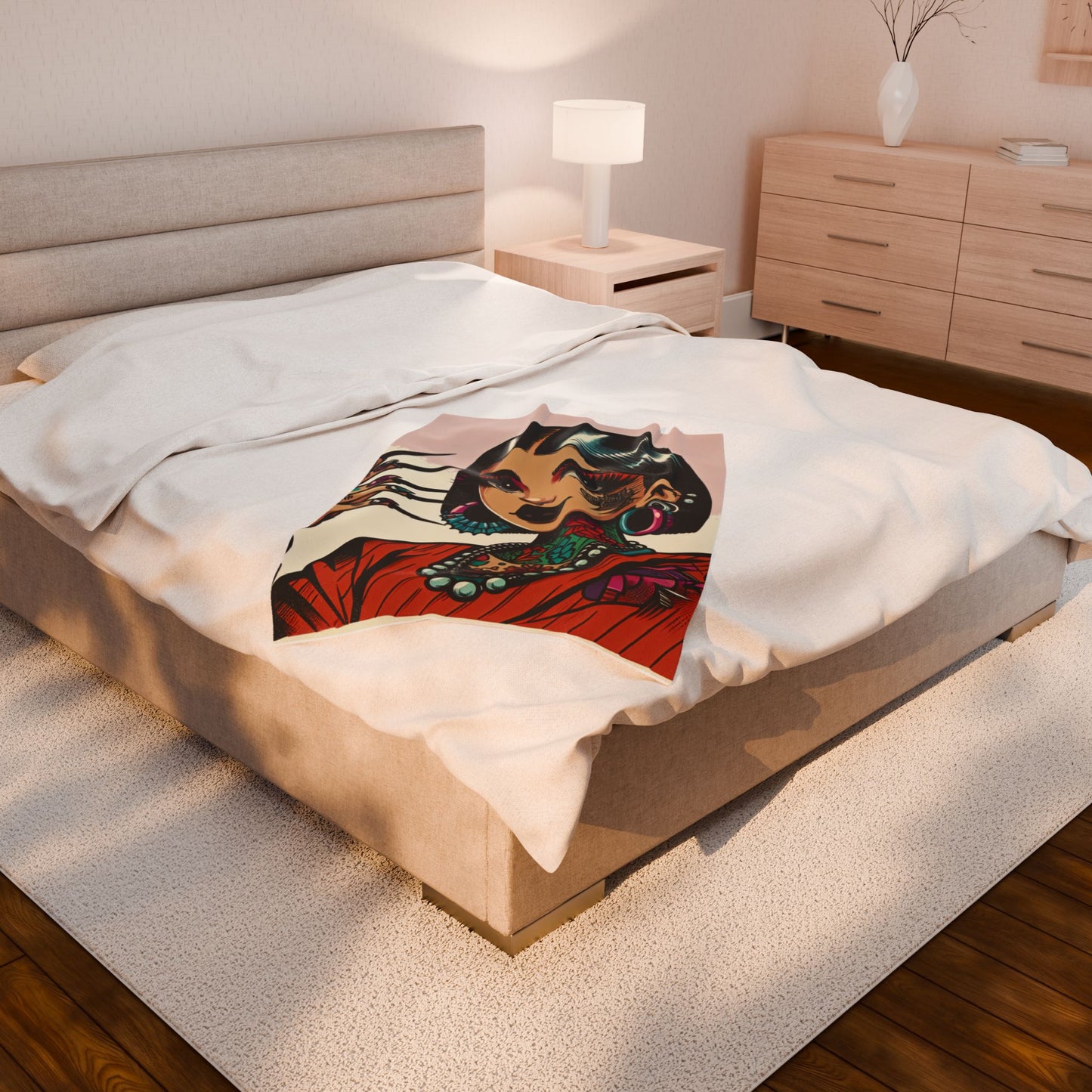 Tattooed Chic Icon - Plush Blanket