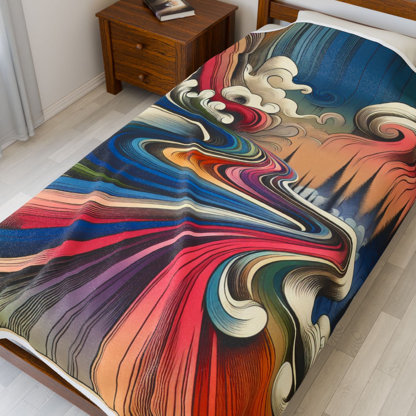 Flowing Visions - Plush Blanket