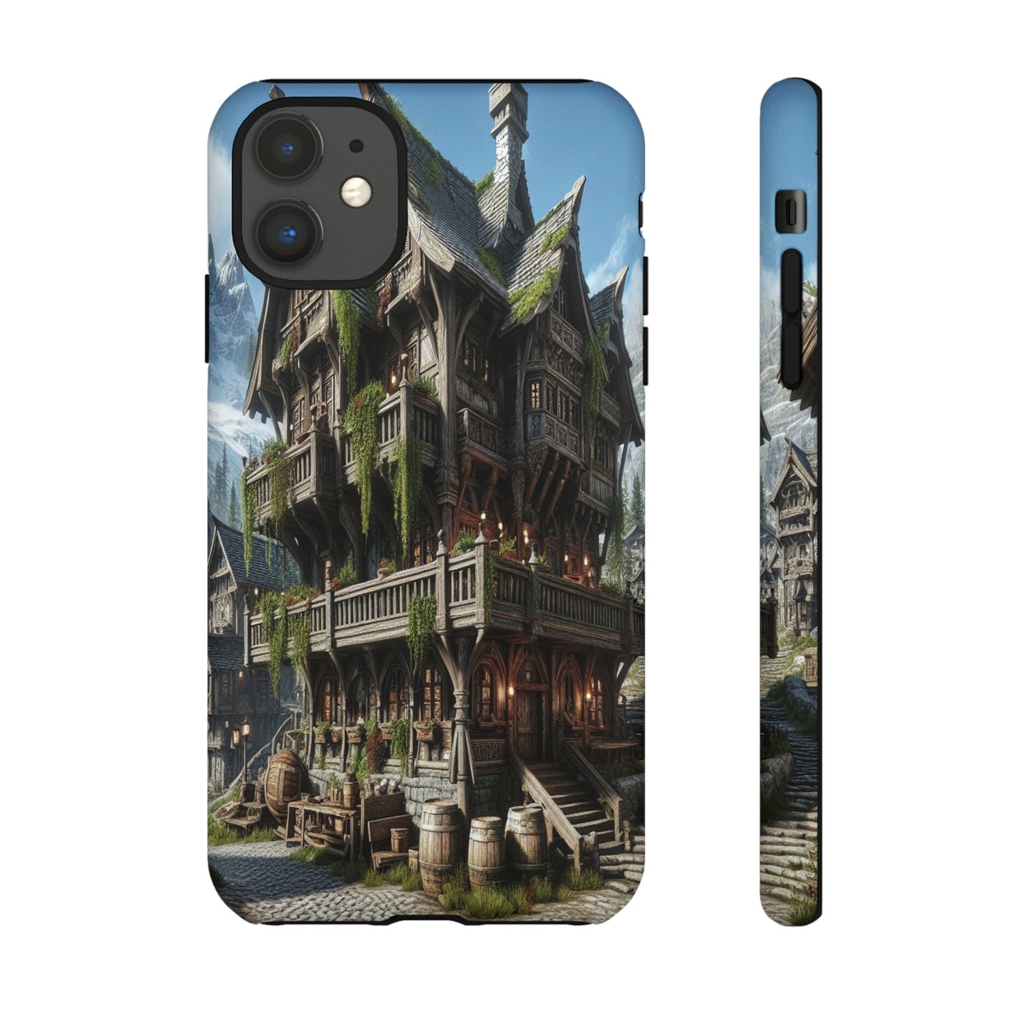 Custom ProtectiveMountain Village RetreatIphone Case Compatible With Iphone 16 15 14 - Phone Cover