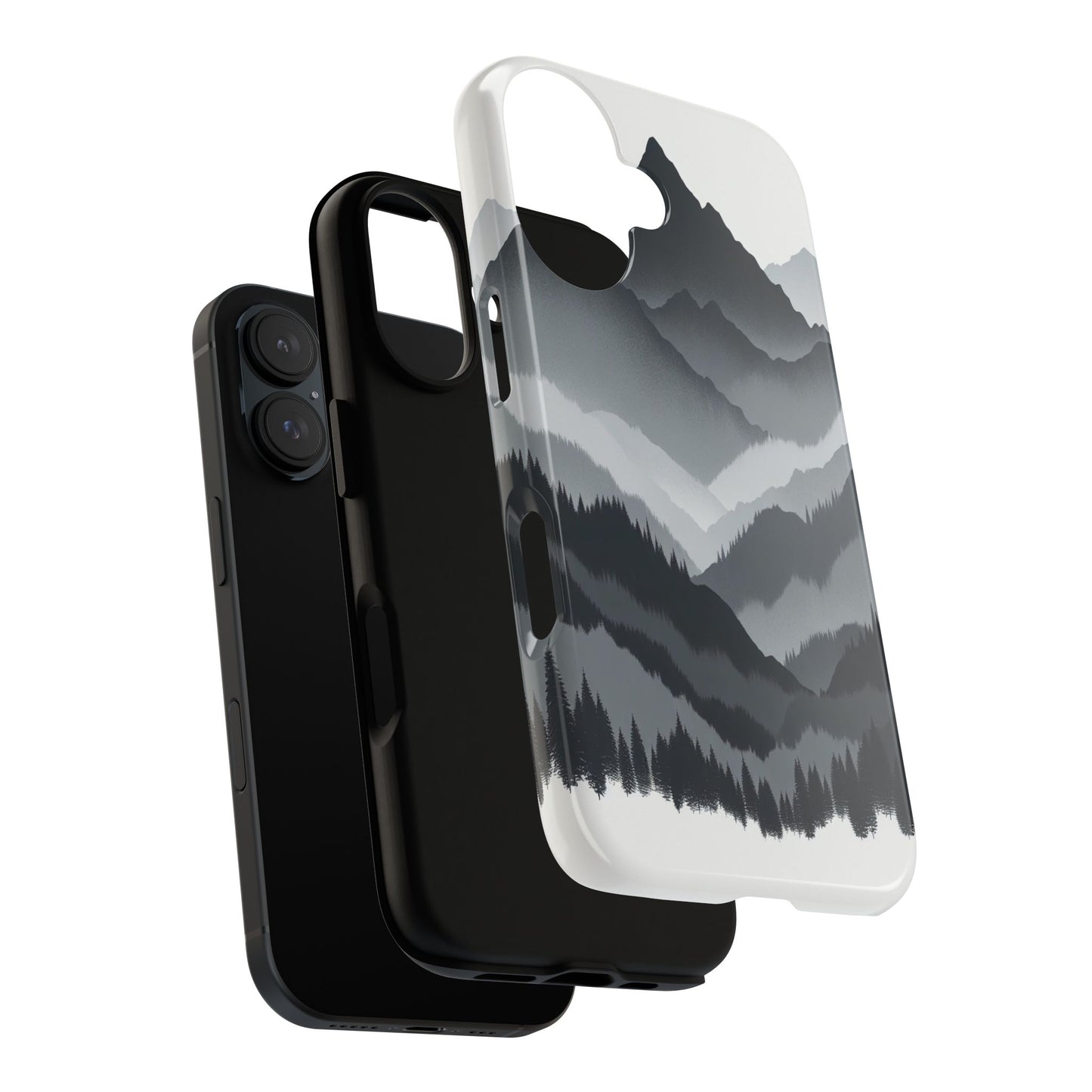 Layers of Misty Peaks - Phone Case