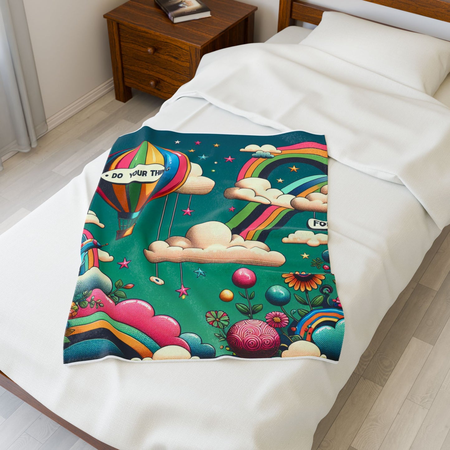 Balloon Odyssey - Plush Blanket