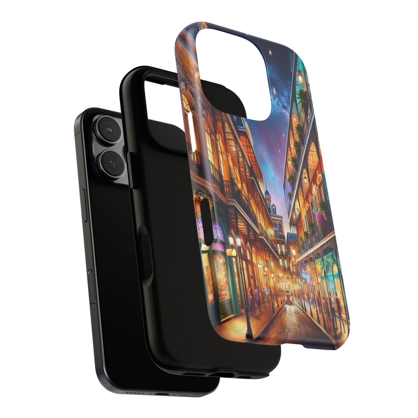 Starlit Street in the City - Phone Case