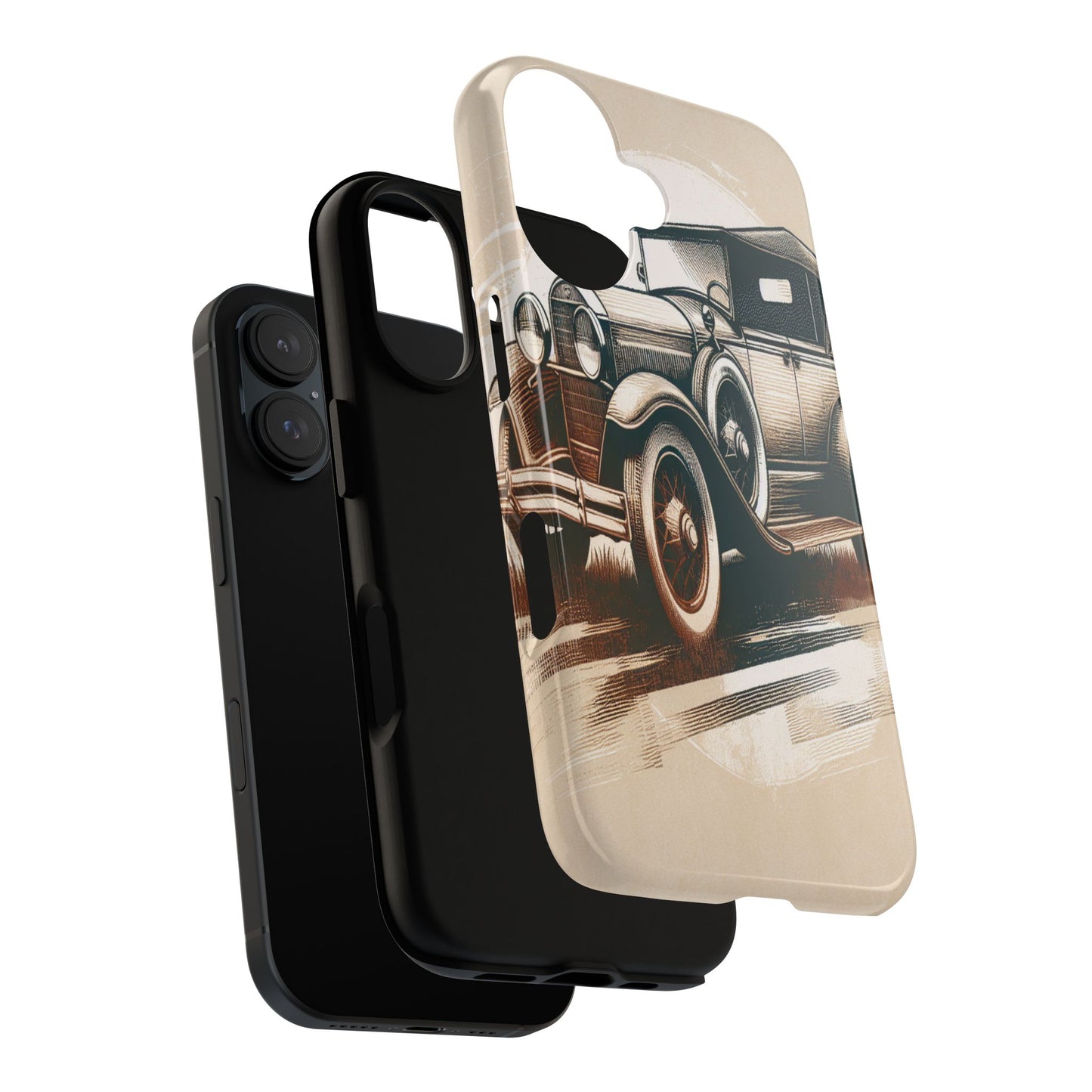 Vintage Wheels in Motion - Phone Case