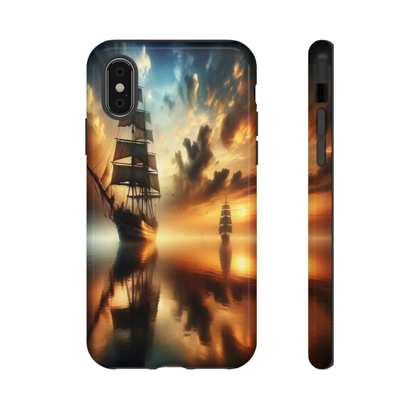 Custom ProtectiveSailing at DawnIphone Case Compatible With Iphone 16 15 14 - Phone Cover