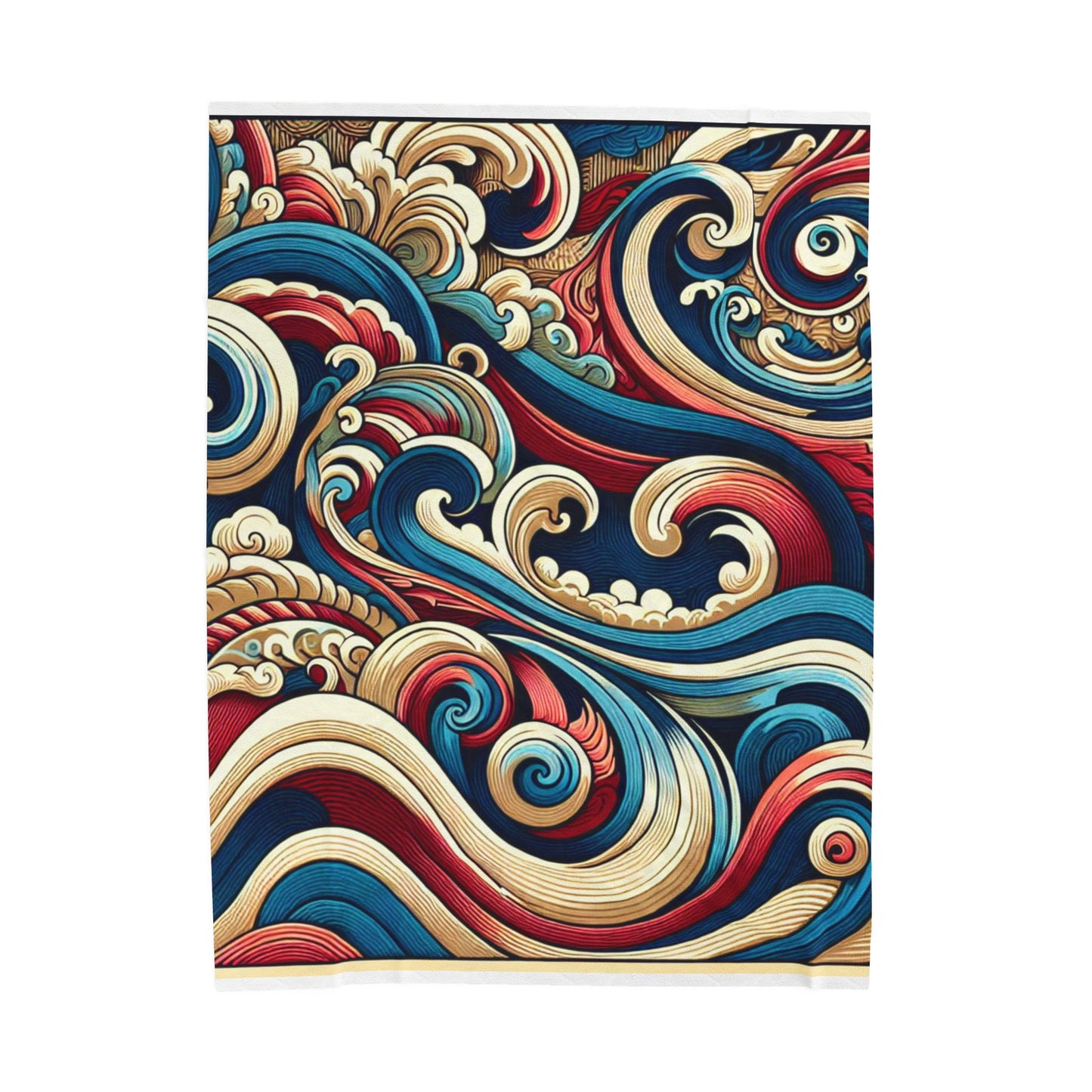 Swirling Currents of Creativity - Plush Blanket