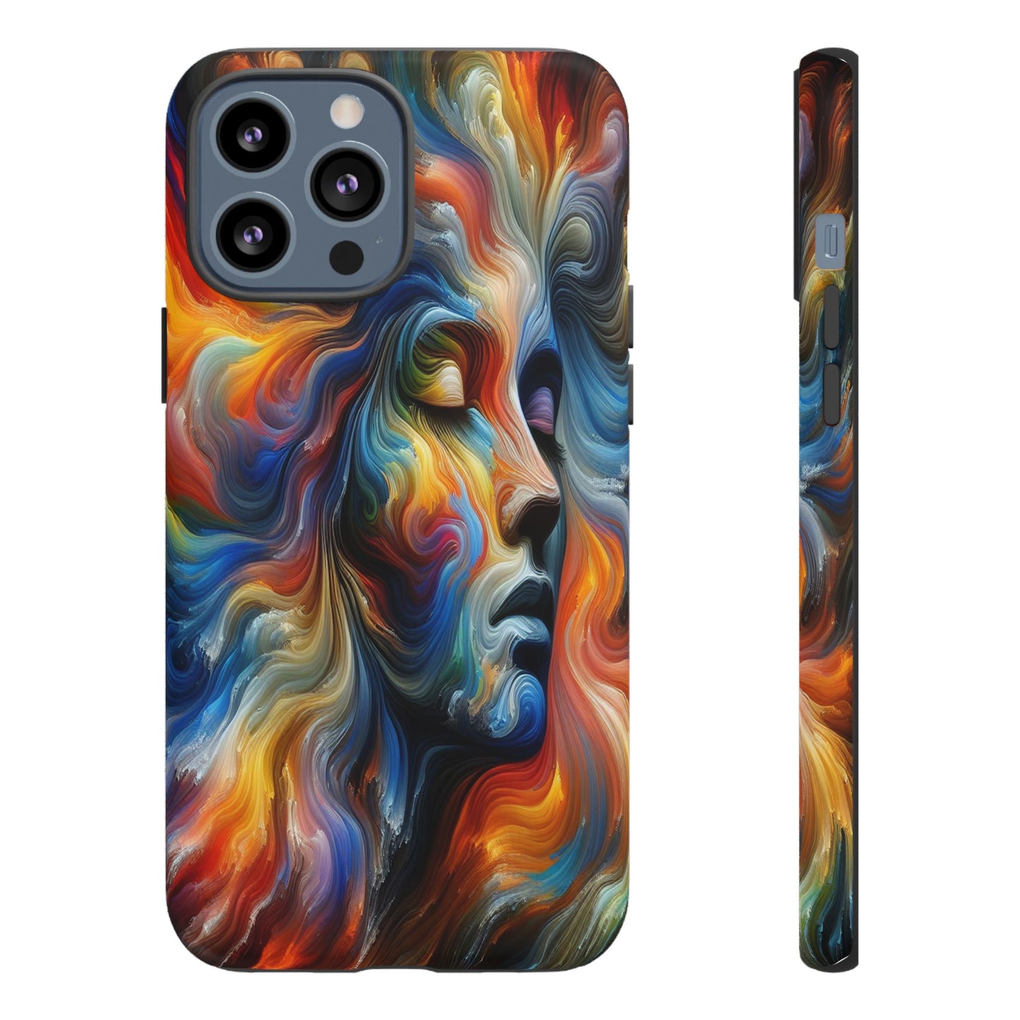 Custom Protective Whirlwind of Colors Iphone Case Compatible With Iphone 16 15 14 - Phone Cover