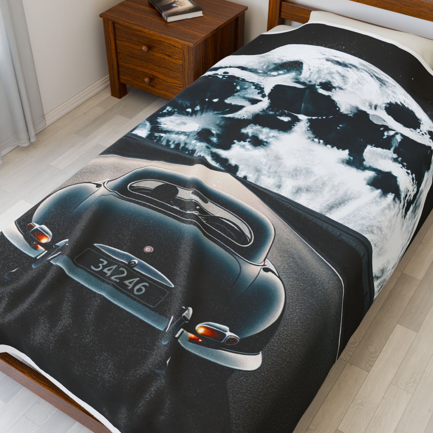 Lunar Road Trip- Plush Blanket