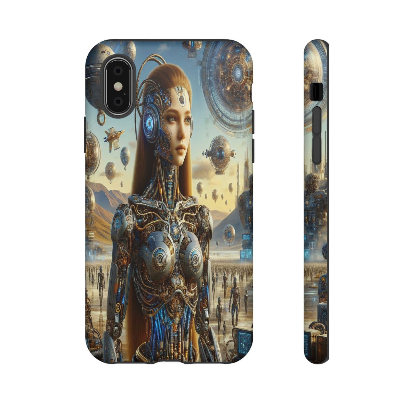 Futuristic Realm of Technology - Phone Case