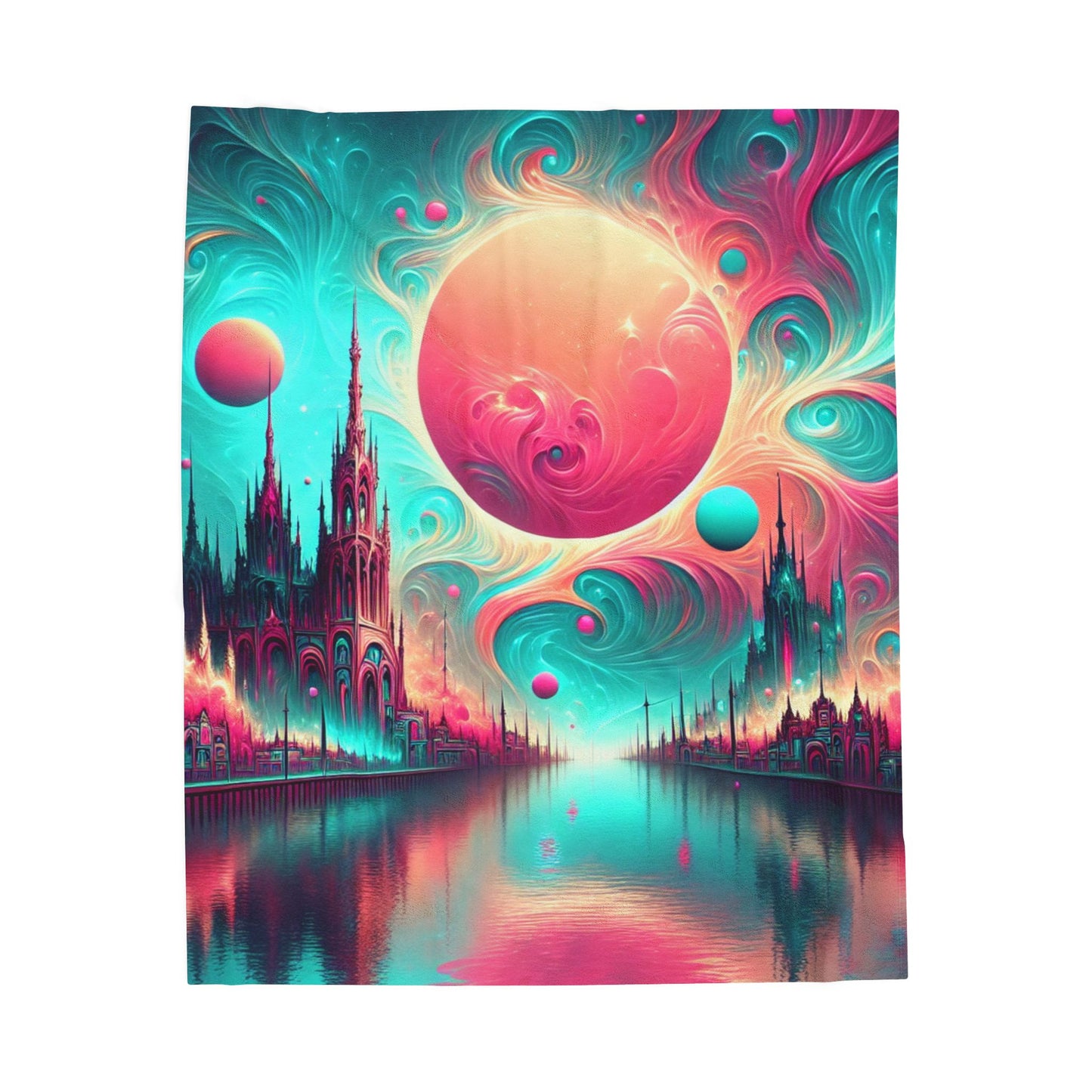 Chroma Reverie - Plush Blanket