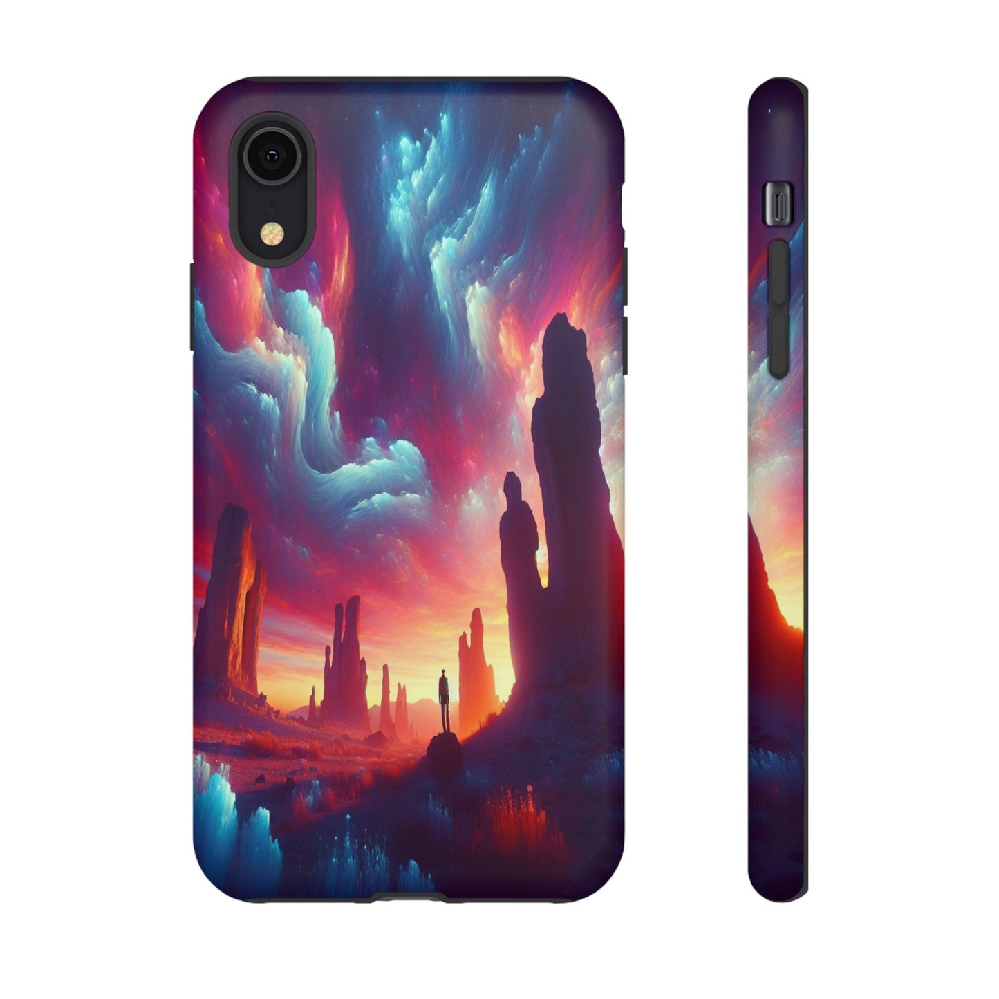Wanderer in the Painted Sky - Phone Case