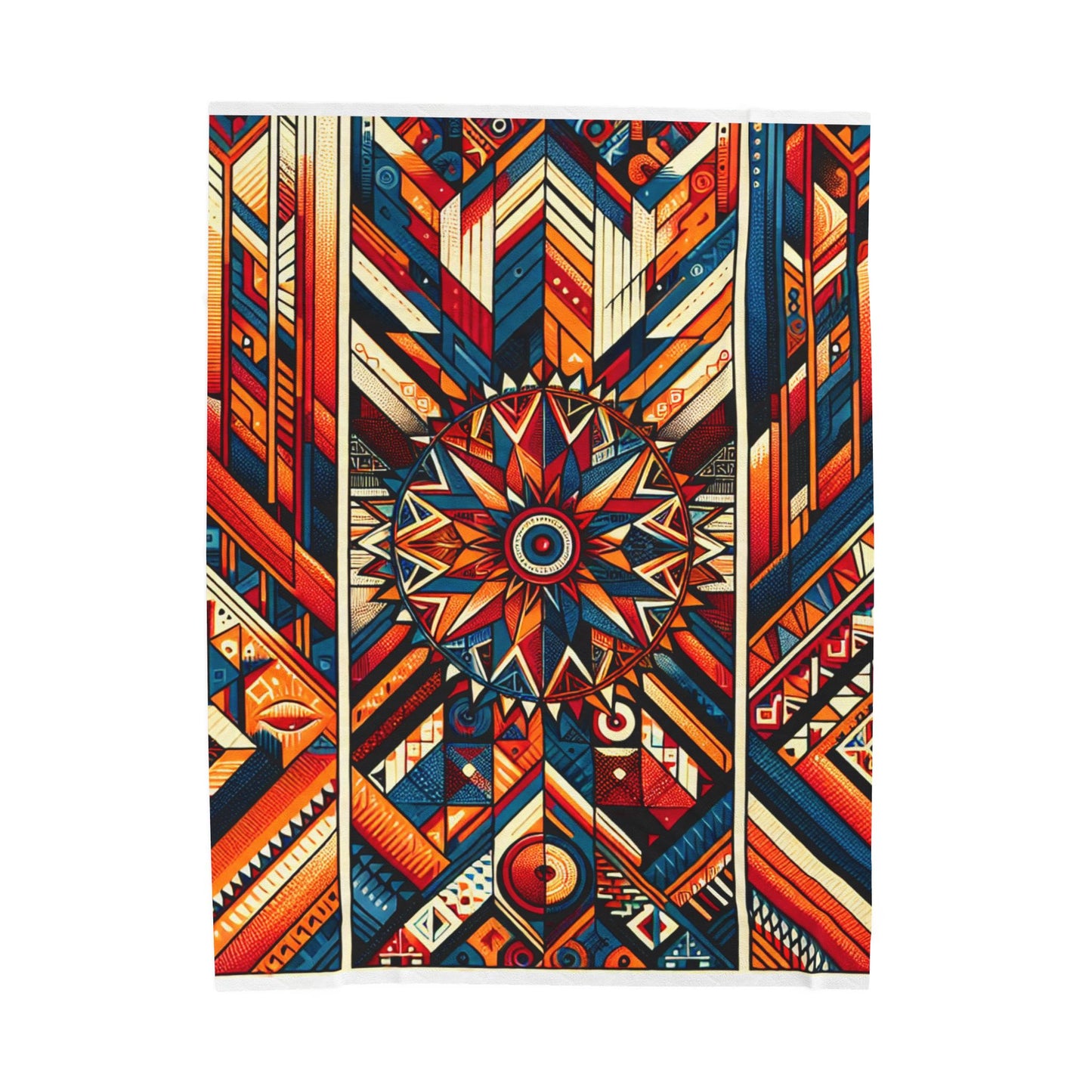 Intricate Patterns of Creativity - Plush Blanket