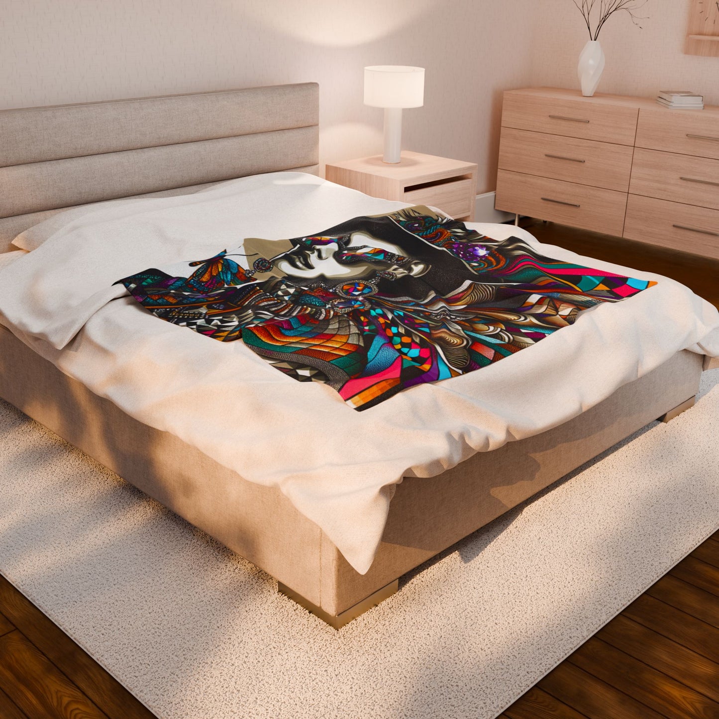 Prismatic Visions - Plush Blanket