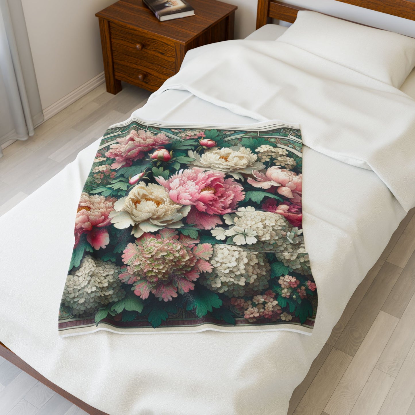 Botanical Opulence- Plush Blanket