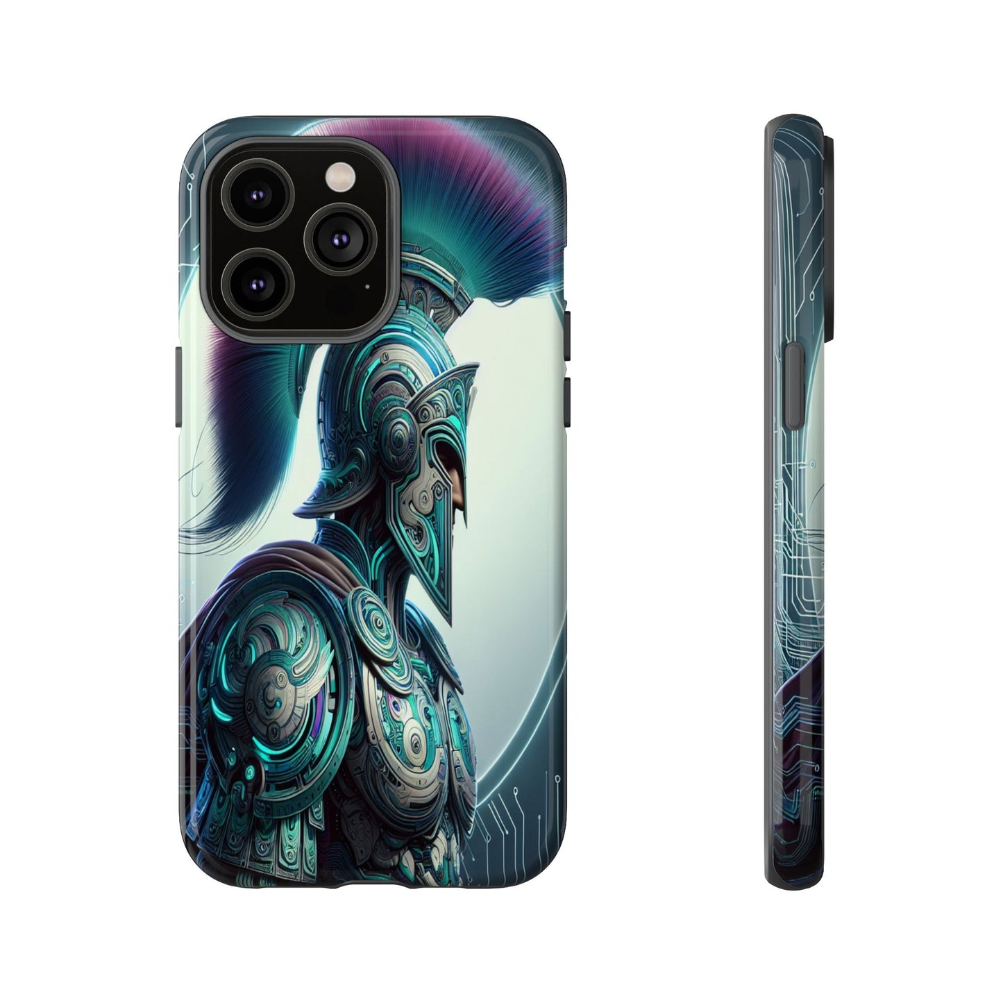 Custom ProtectiveGuardian of the Digital RealmIphone Case Compatible With Iphone 16 15 14 - Phone Cover