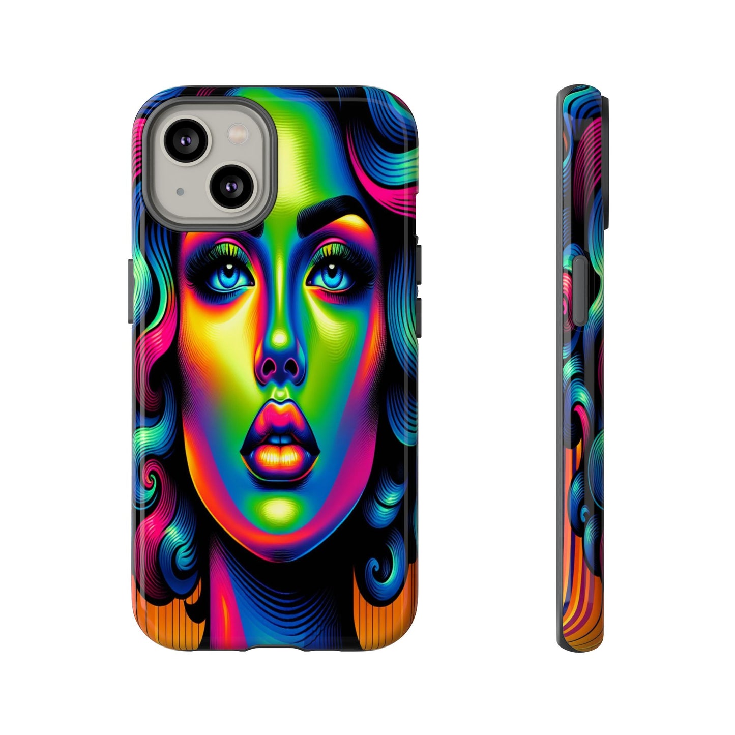 Custom Protective Spectrum Radiance Iphone Case Compatible With Iphone 16 15 14 - Phone Cover