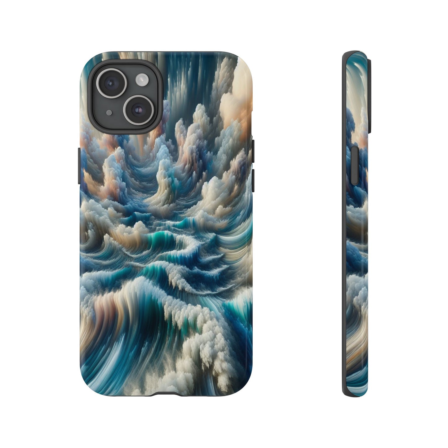 Waves of Clouded Light - Phone Case