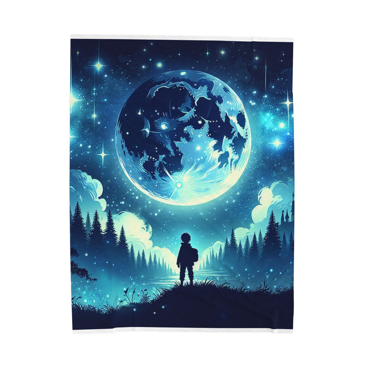 Moonlit Reverie - Plush Blanket
