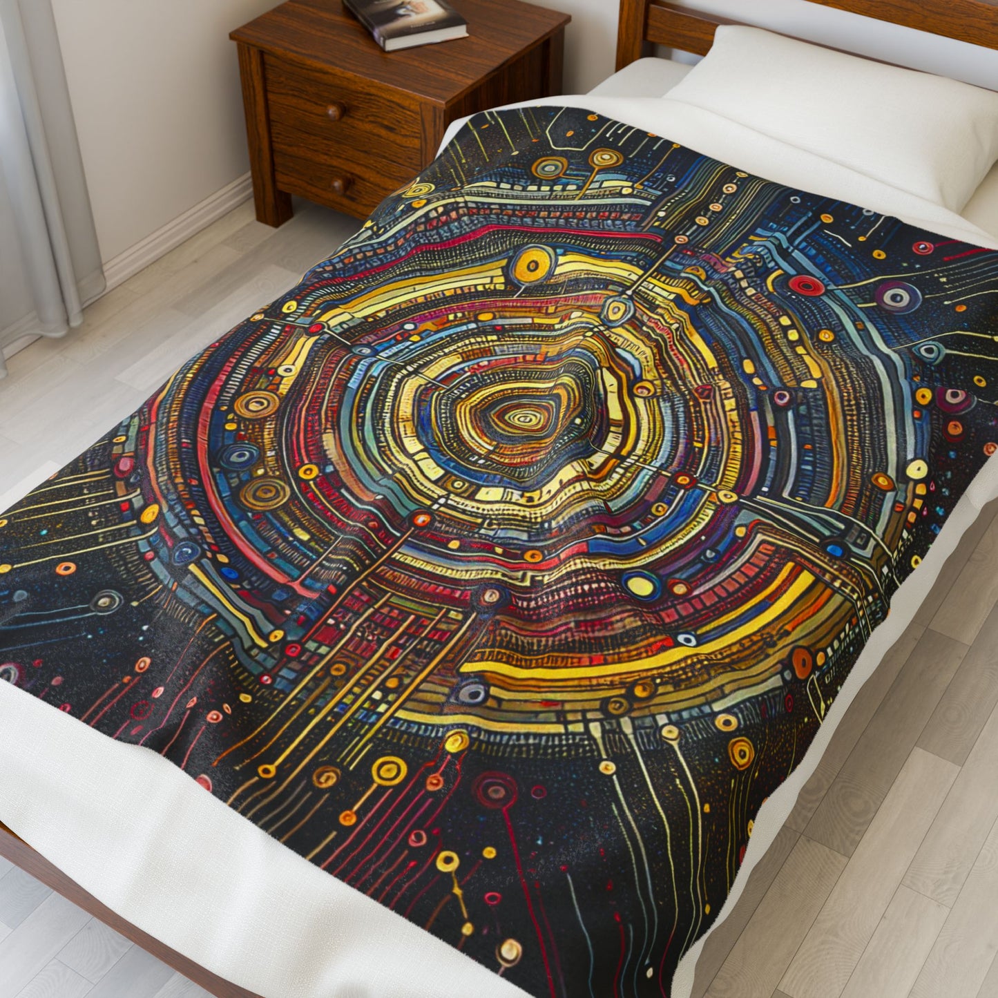 Circuitry Nexus- Plush Blanket