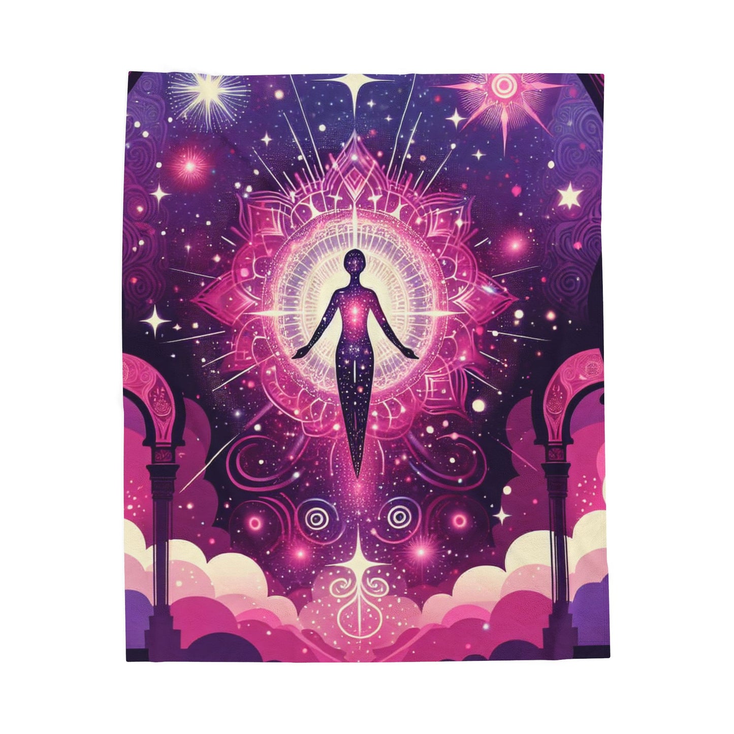 Journey through the Stars - Plush Blanket