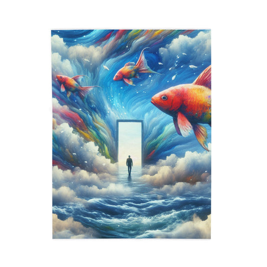 Gateway to Infinite Oceans - Plush Blanket
