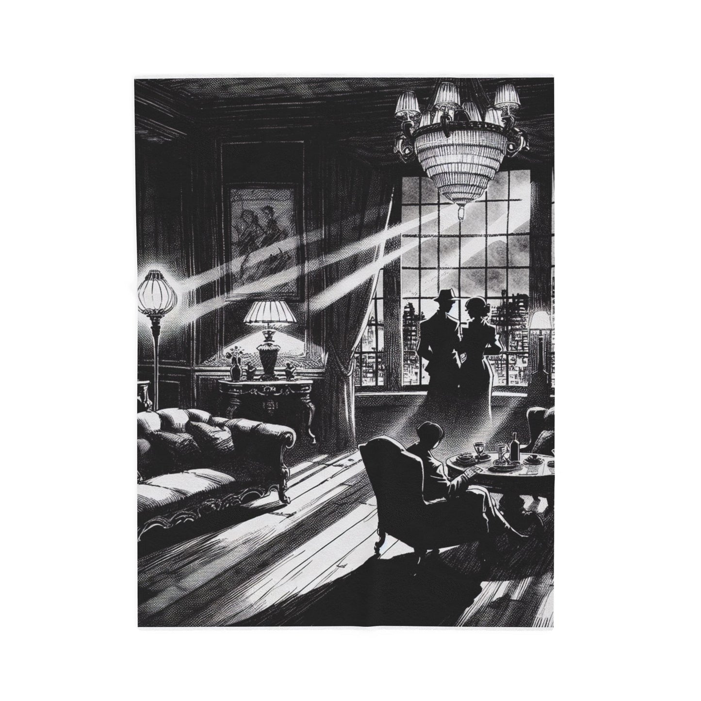 Glimpse of Elegance - Plush Blanket