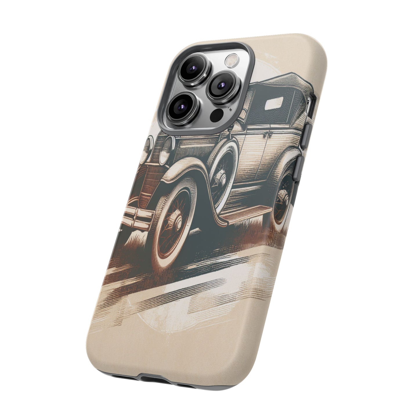 Vintage Wheels in Motion - Phone Case