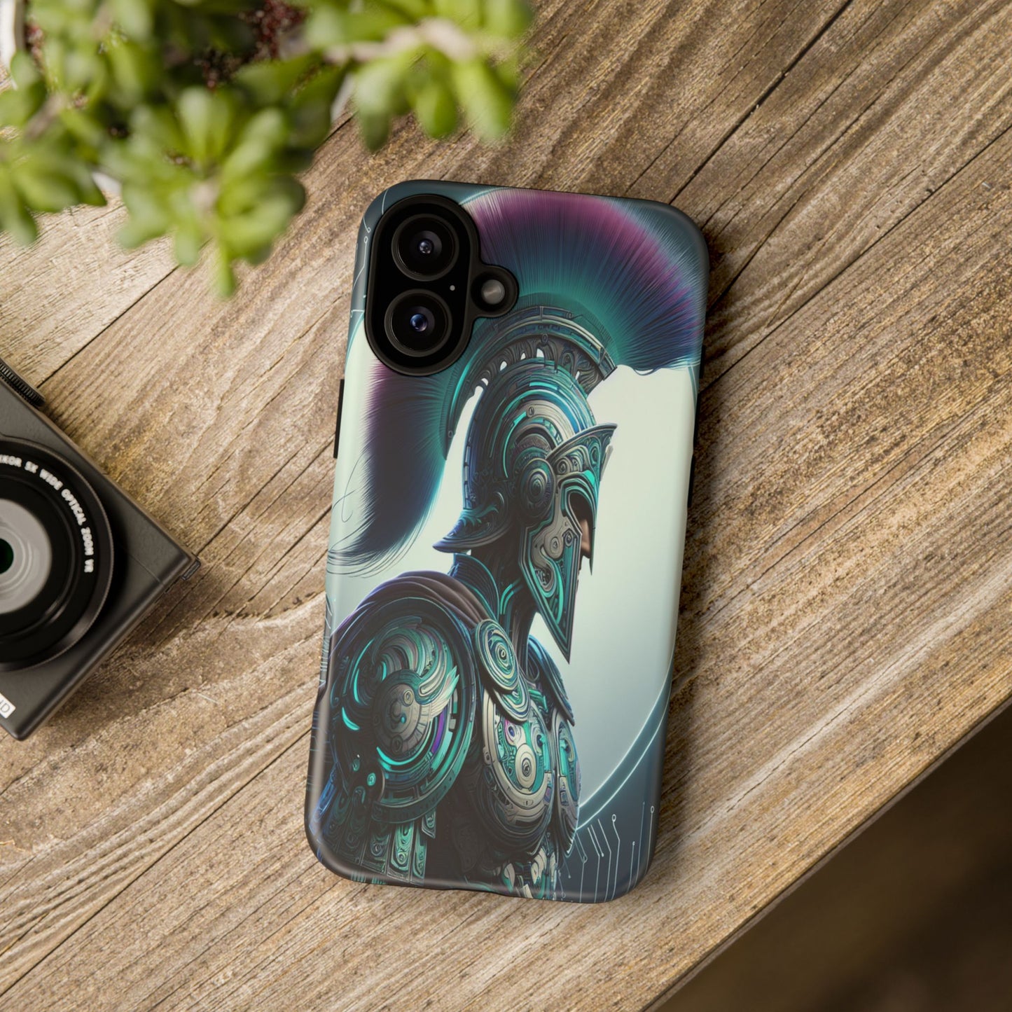 Custom ProtectiveGuardian of the Digital RealmIphone Case Compatible With Iphone 16 15 14 - Phone Cover