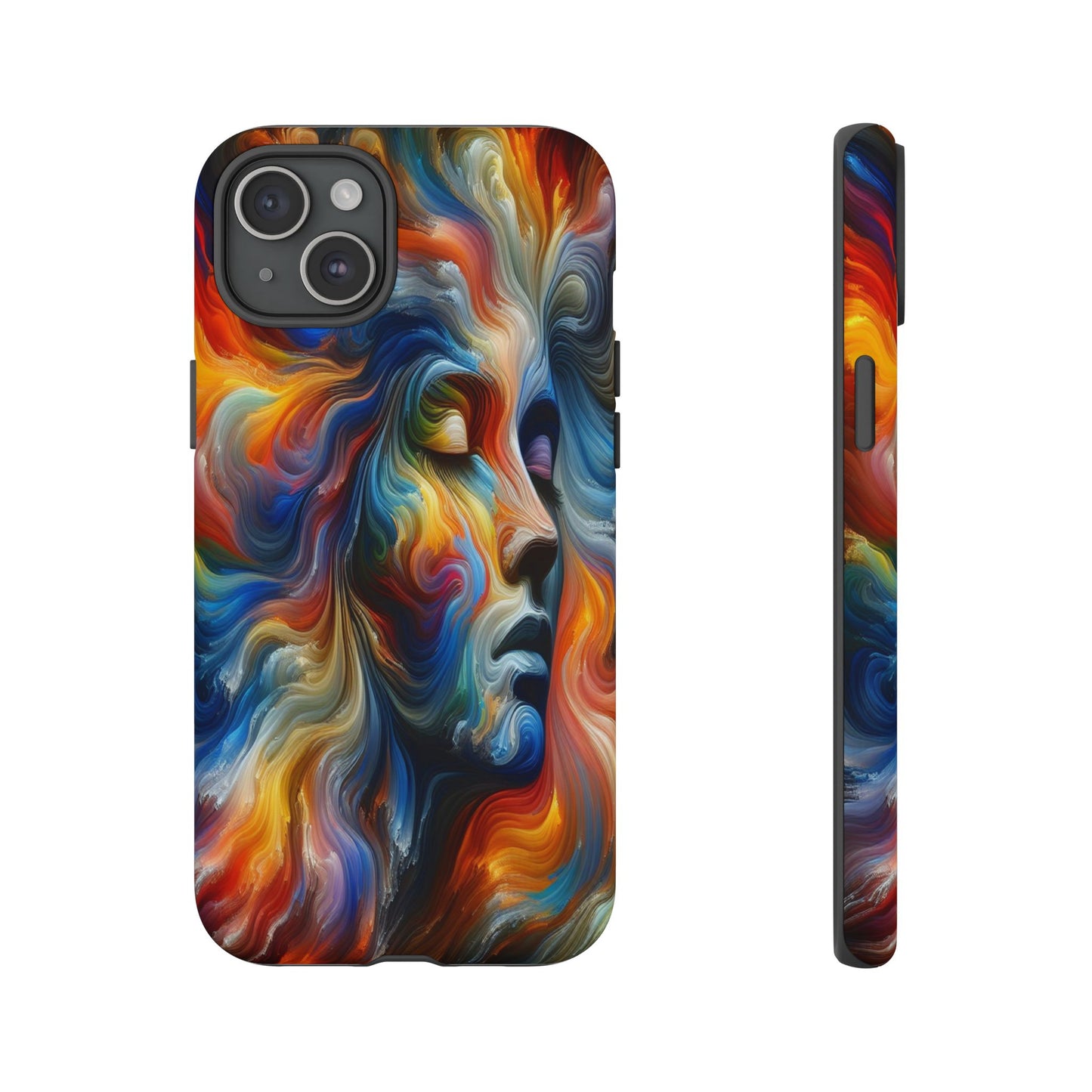 Custom Protective Whirlwind of Colors Iphone Case Compatible With Iphone 16 15 14 - Phone Cover