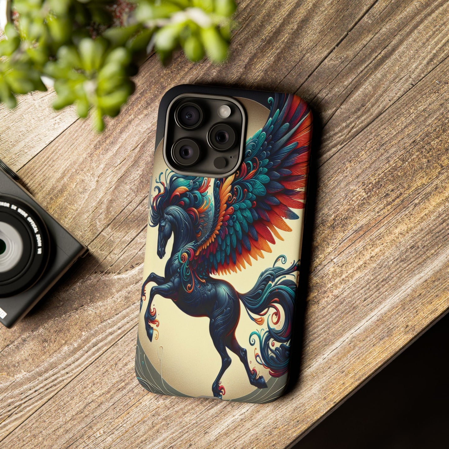 Winged Fantasy in Motion - Phone Case