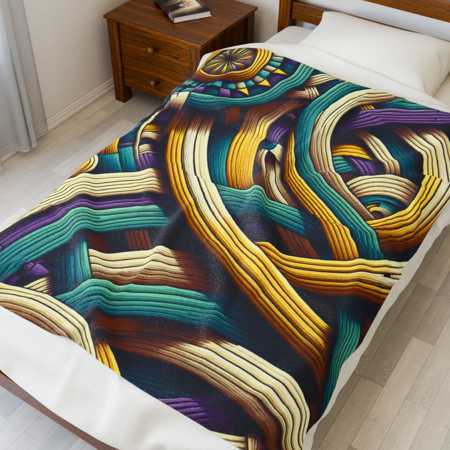 Interwoven Tapestry - Plush Blanket