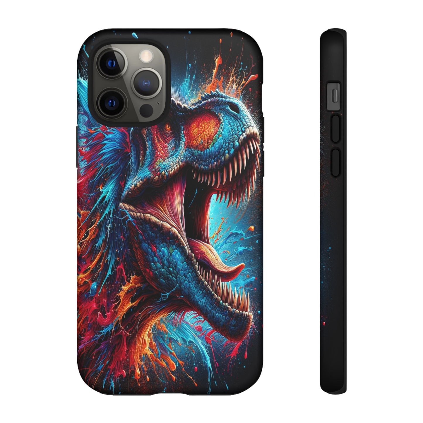 Colorburst Dinosaur Roar - Phone Case