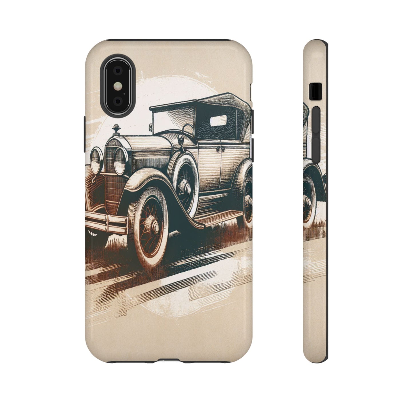 Vintage Wheels in Motion - Phone Case