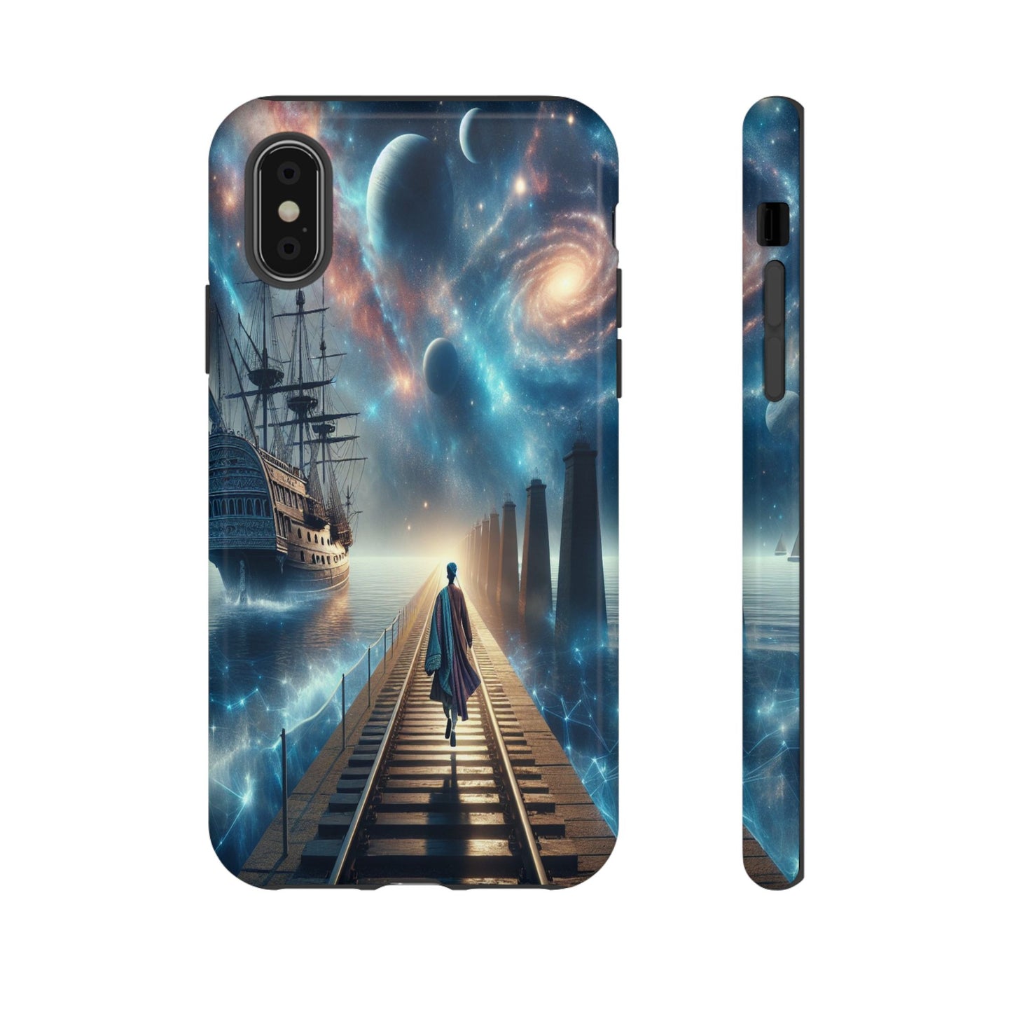 Protective Journey Through the Stars Iphone Case Compatible With Iphone 16 15 14 - Phone Cover