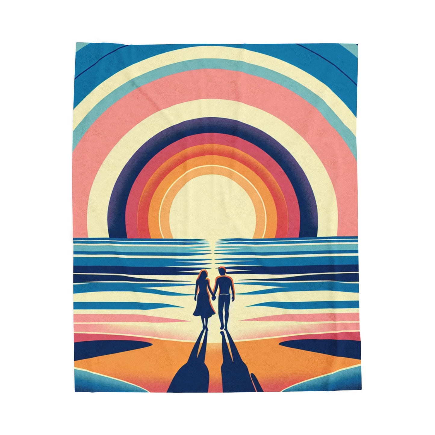 Horizon of Hues- Plush Blanket