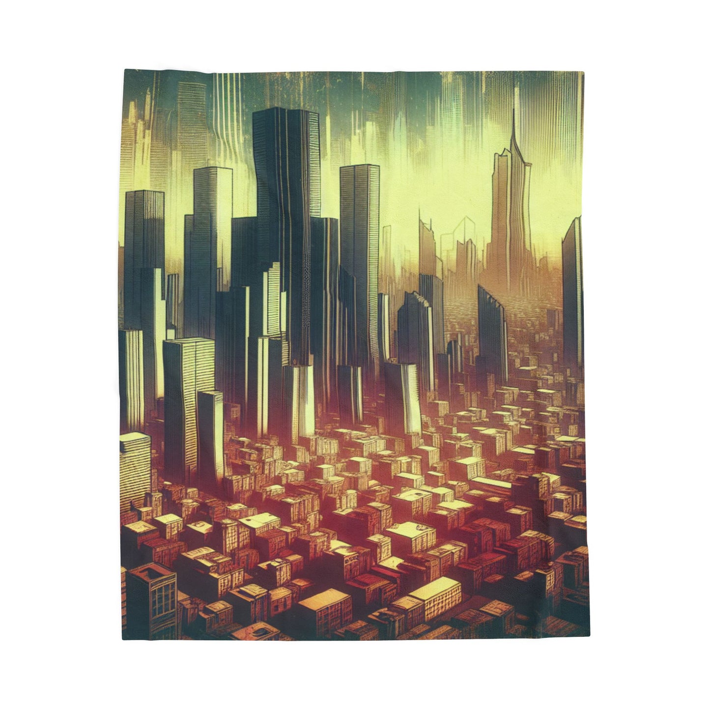 Skyscraper Reverie - Plush Blanket