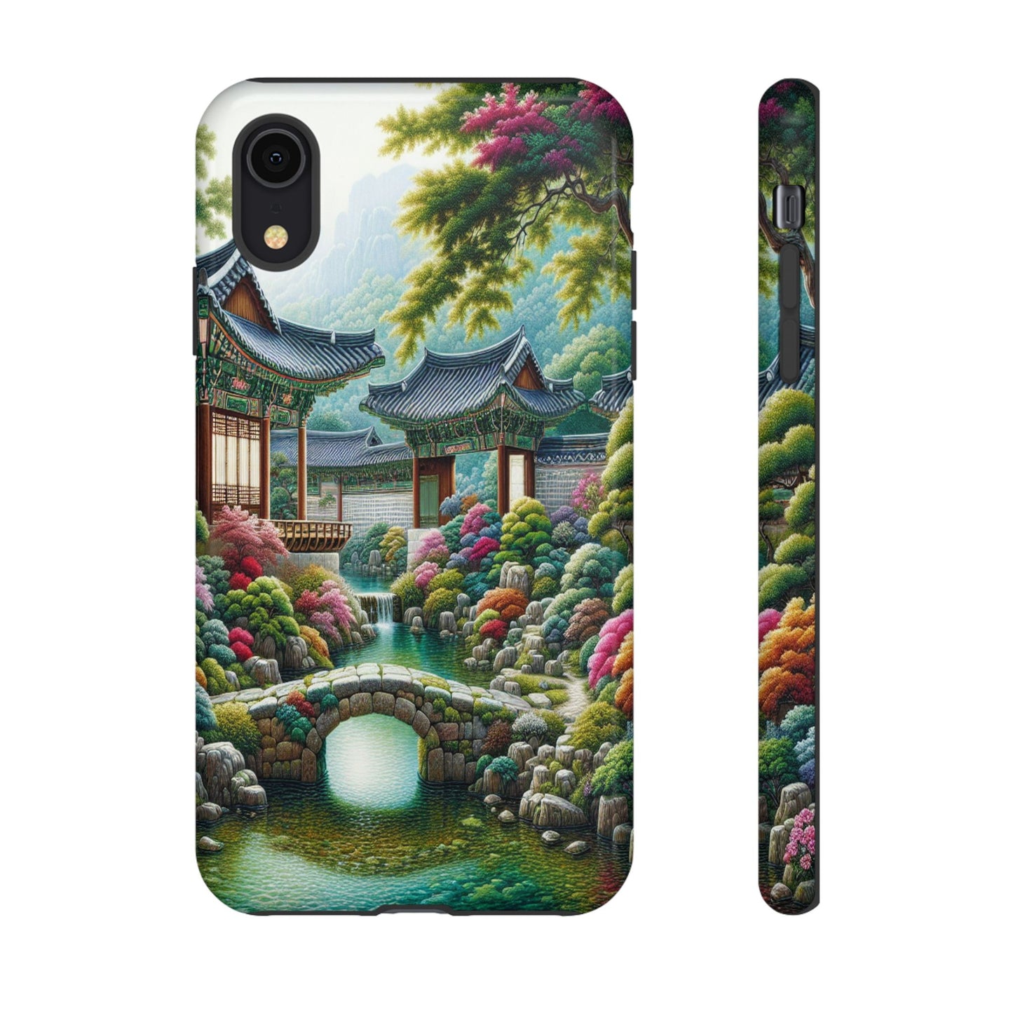 Custom ProtectiveTranquil Garden RetreatIphone Case Compatible With Iphone 16 15 14 - Phone Cover