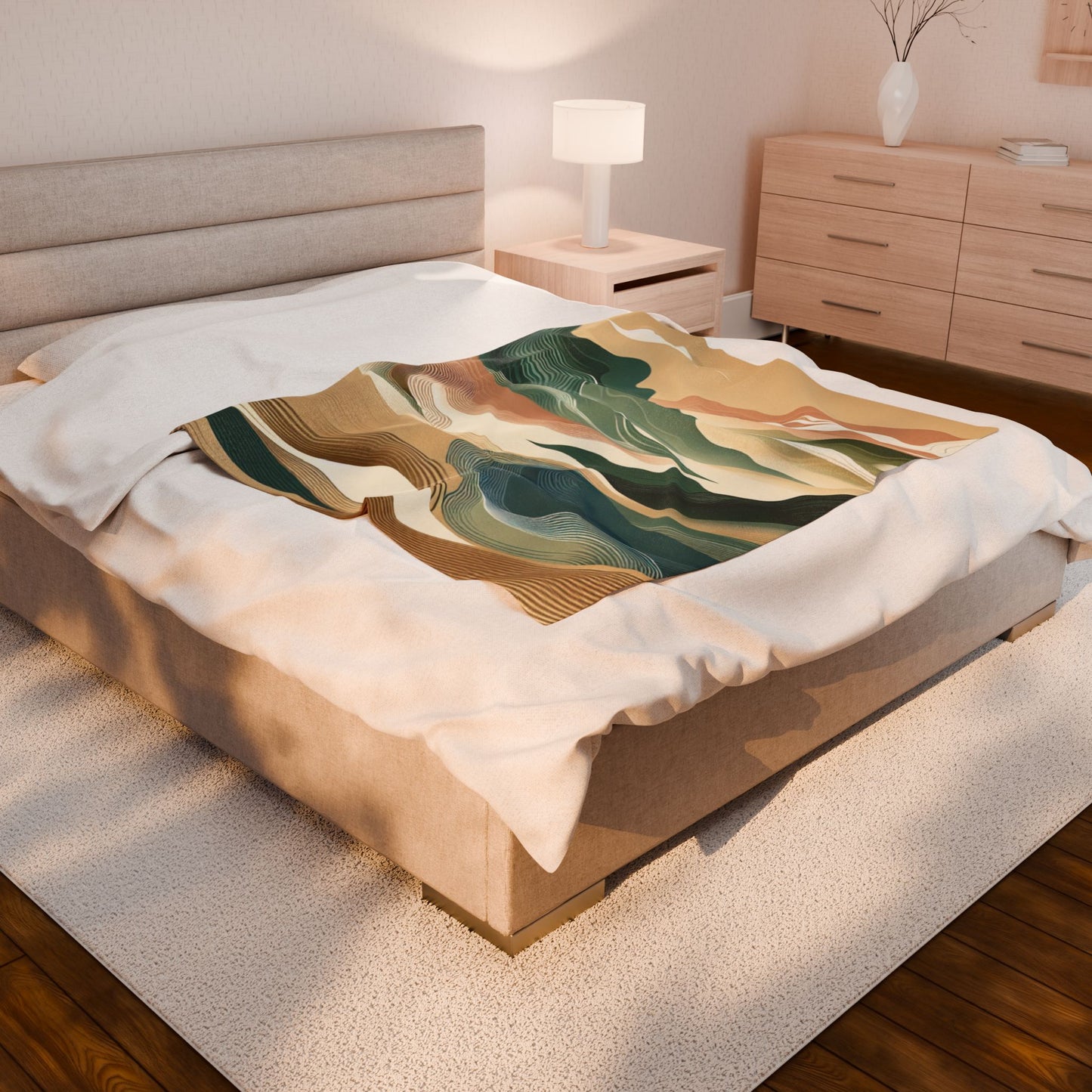 Flowing Landscapes - Plush Blanket