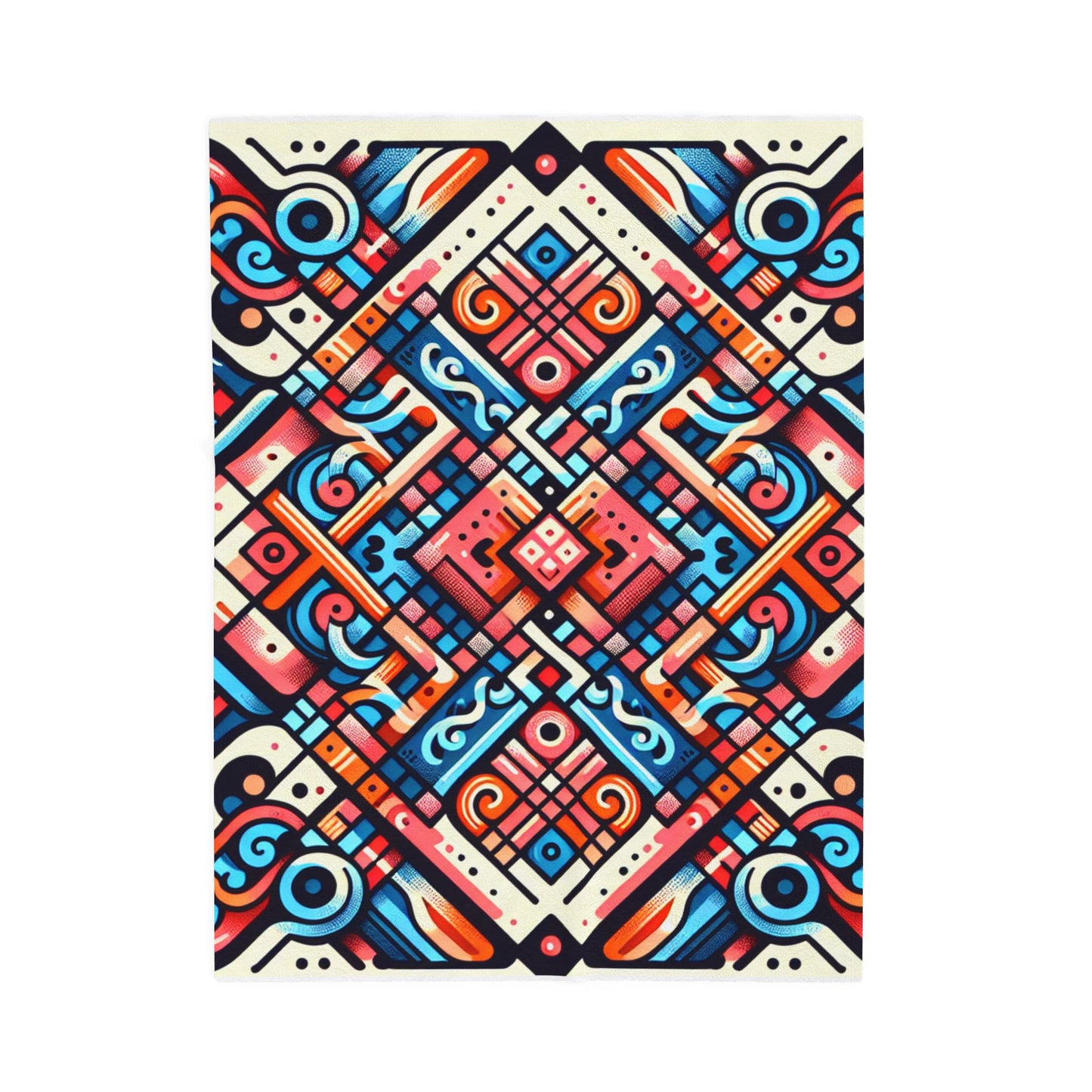 Chromatic Labyrinth - Plush Blanket