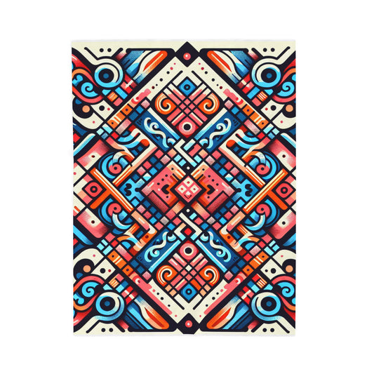 Chromatic Labyrinth - Plush Blanket