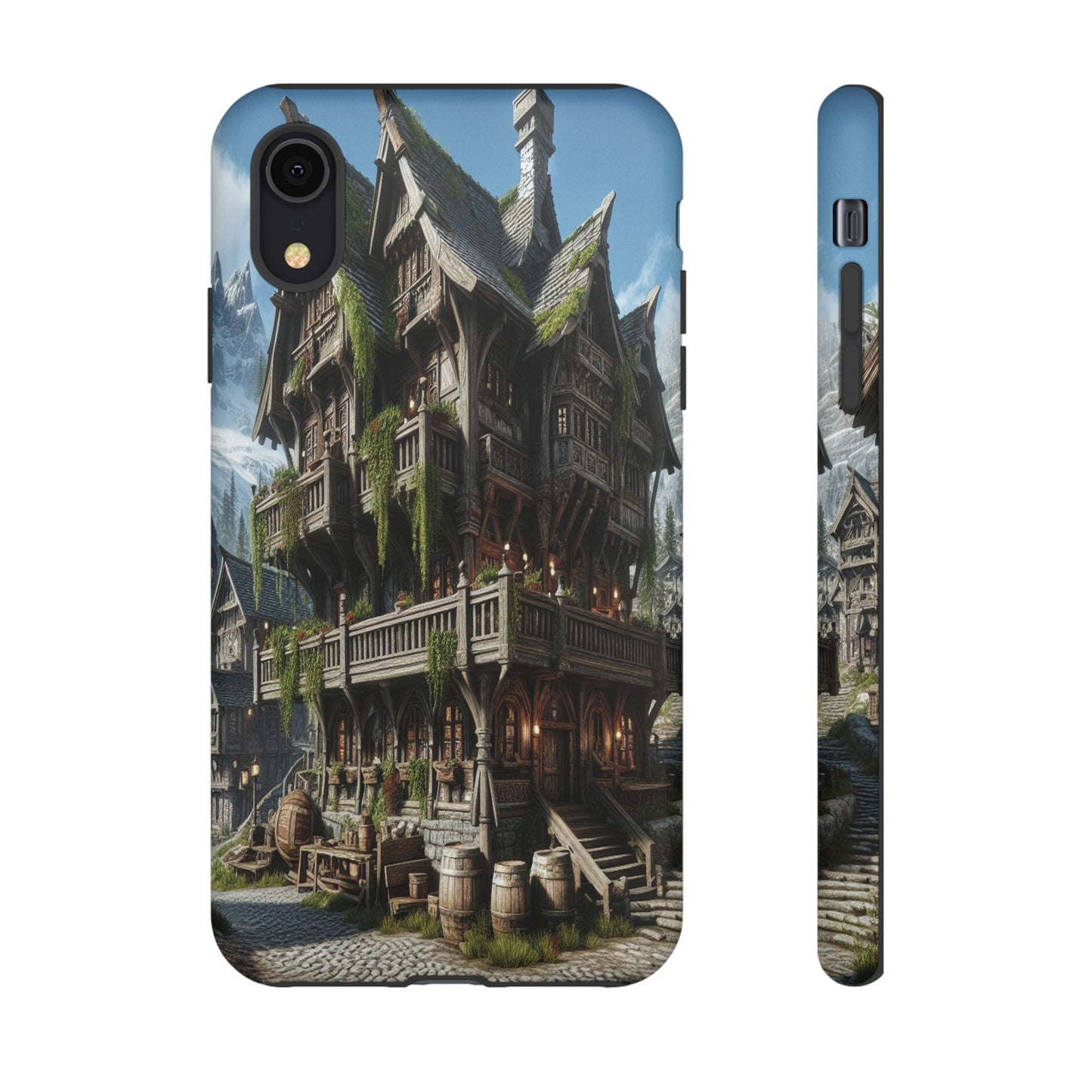 Custom ProtectiveMountain Village RetreatIphone Case Compatible With Iphone 16 15 14 - Phone Cover