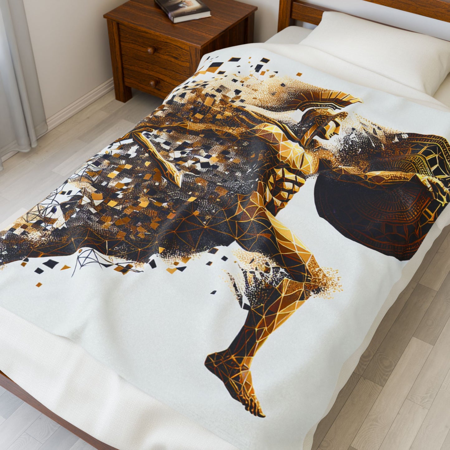 Warrior in Motion - Plush Blanket