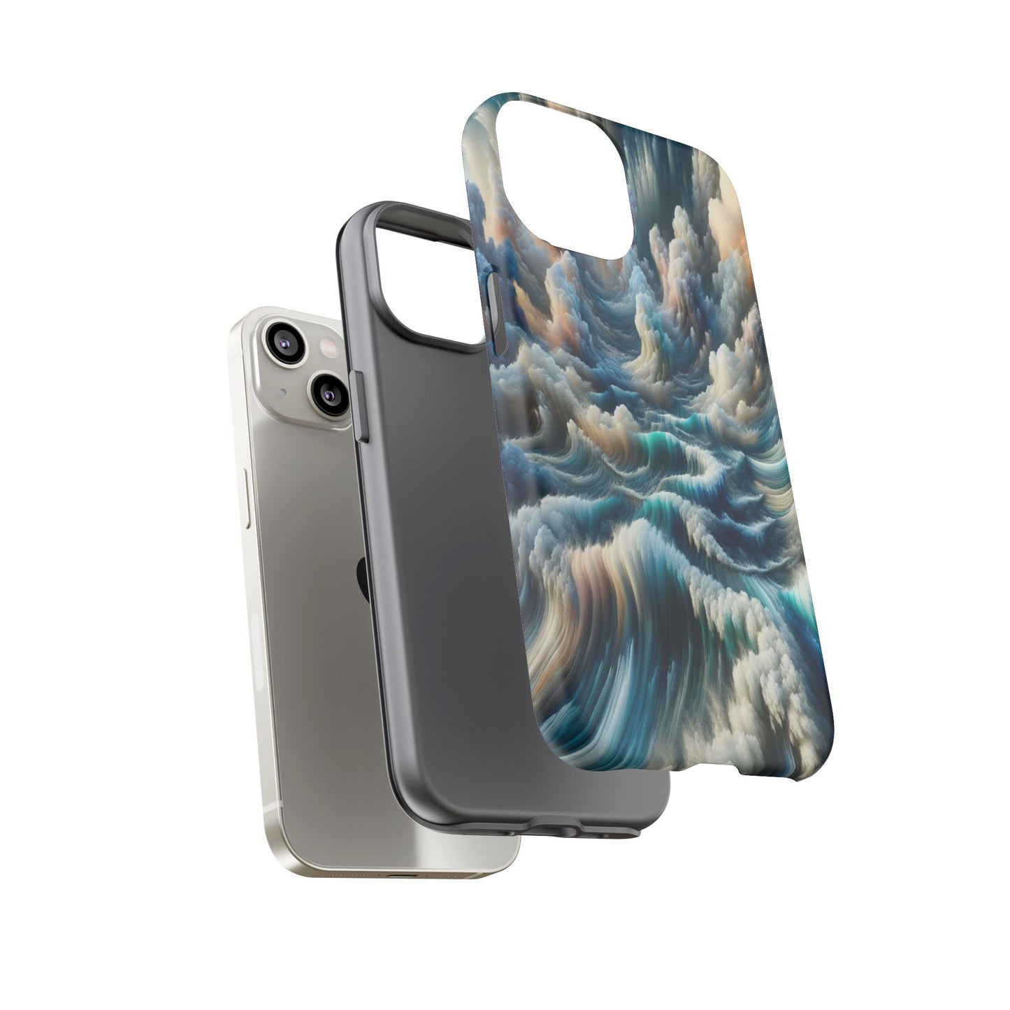 Waves of Clouded Light - Phone Case