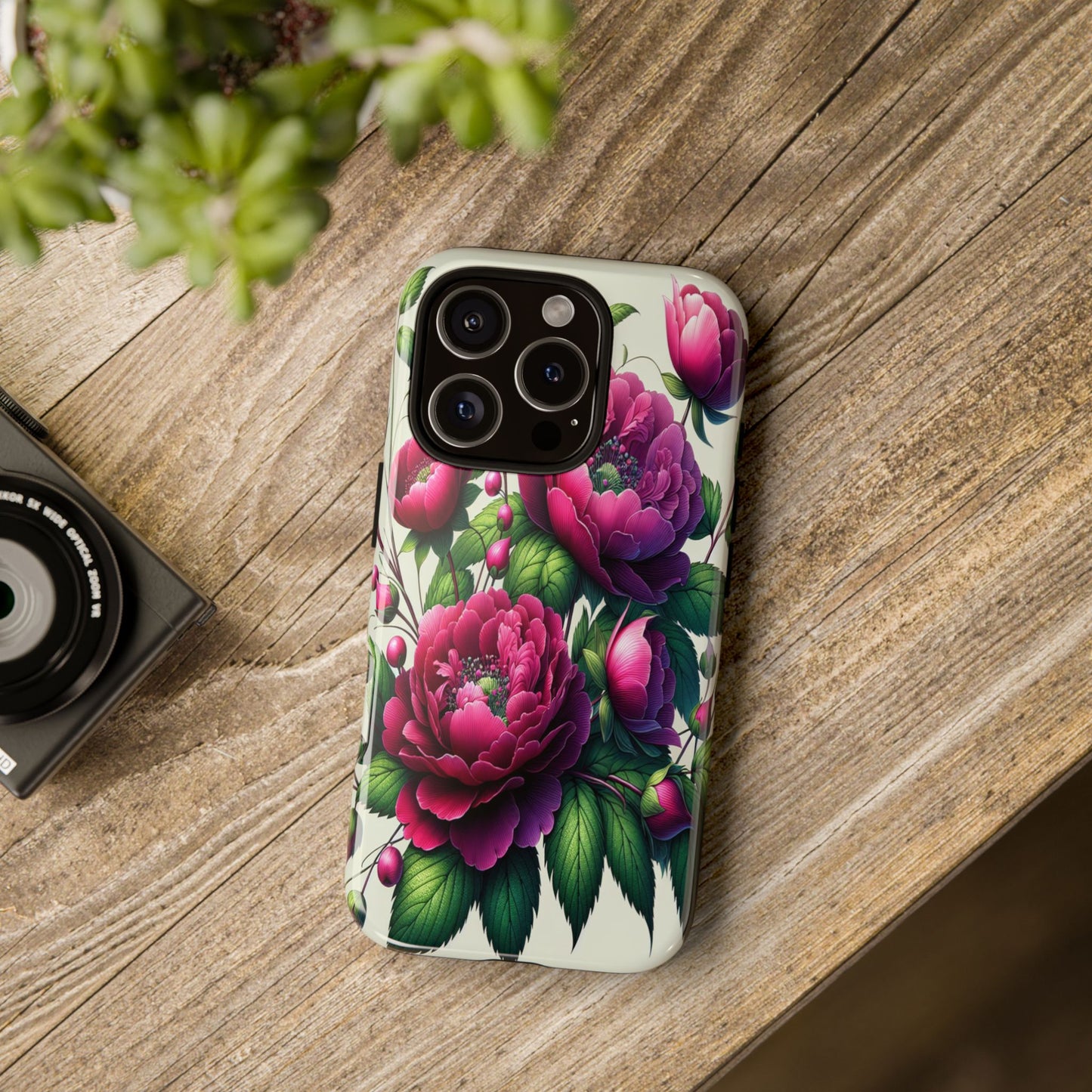 Radiant Petals in Full Display - Phone Case