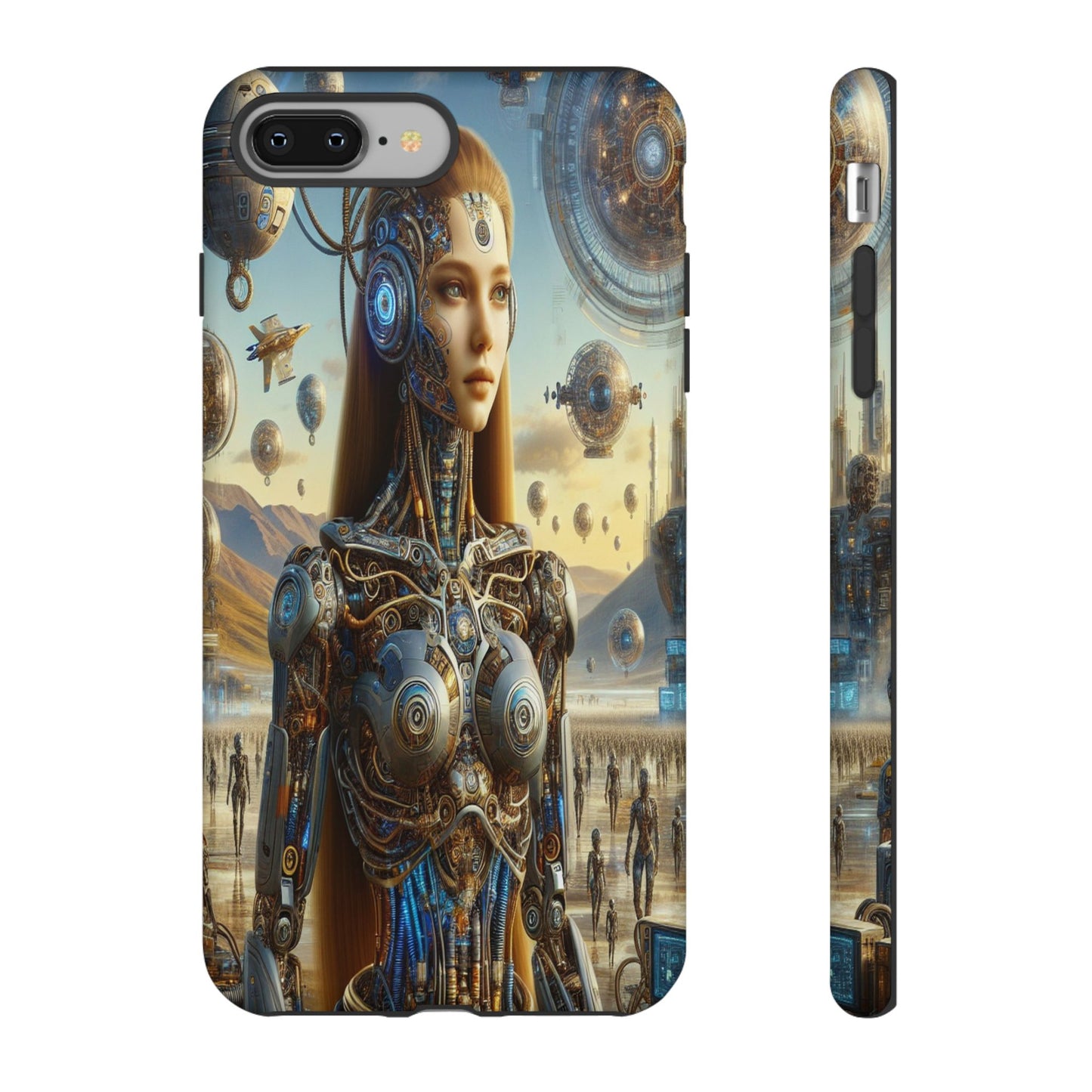 Futuristic Realm of Technology - Phone Case