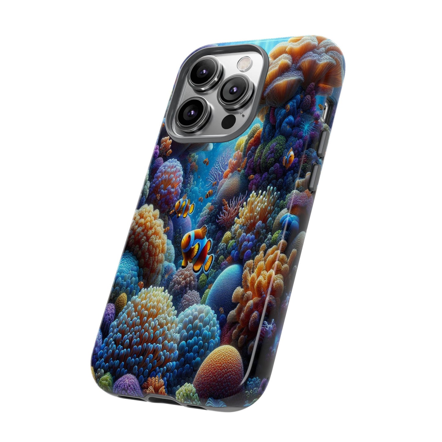 Custom ProtectiveUnderwater Paradise Alive with ColorIphone Case Compatible With Iphone 16 15 14 - Phone Cover